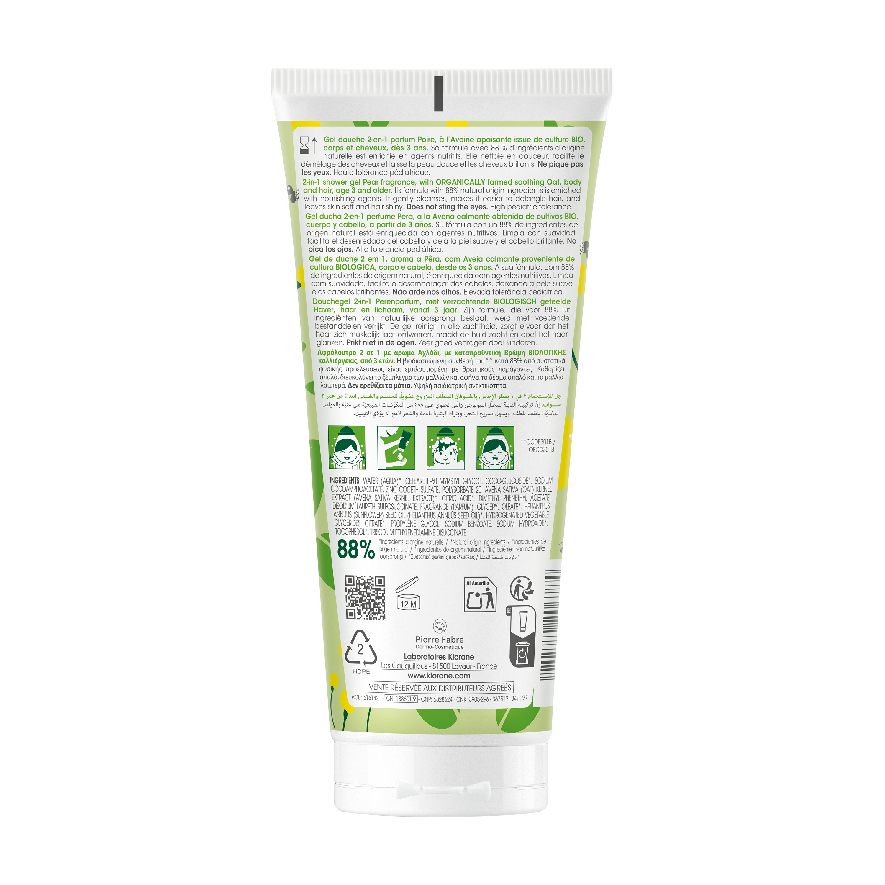 Gel douche 2-en-1 - Poire