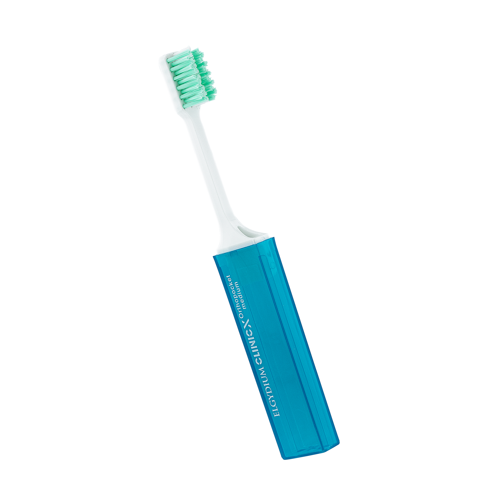 ELGYDIUM Clinic Orthopocket - Сгъваема джобна четка за зъби