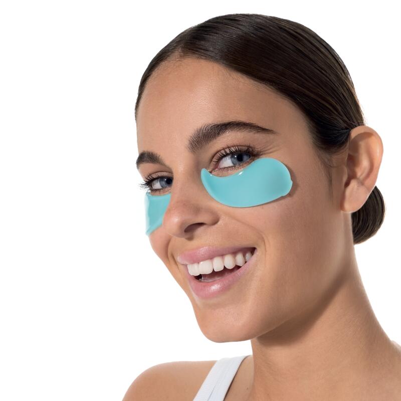 Parches de ojos alisadores hidro-gel al Aciano BIO & Ácido hialurónico