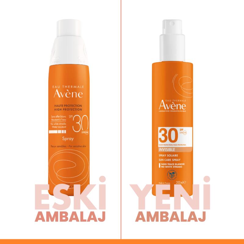 Sprey Güneş Kremi SPF 30 Vücut için Yüksek Koruma Sağlayan Nemlendirici Güneş Bakımı 200 ml