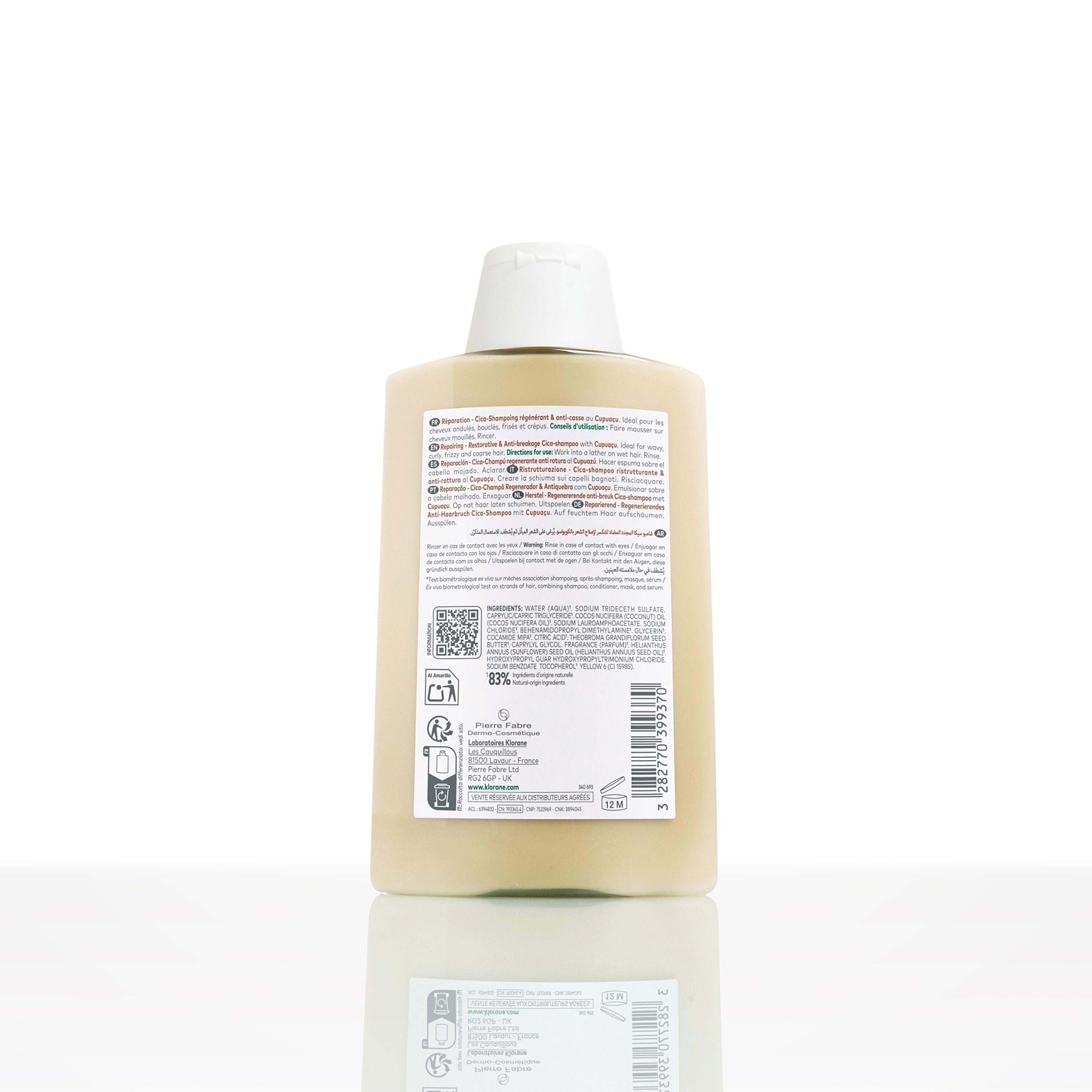 HERSTEL Cica Regenererende en antibreuk shampoo