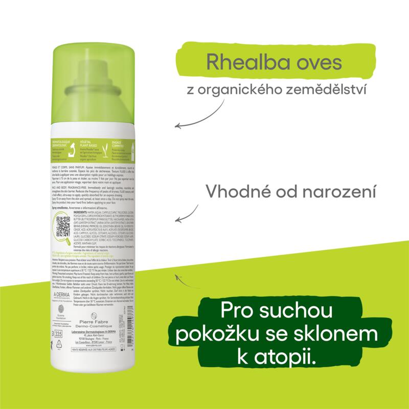 Emolienčný sprej na suchú a atopickú pokožku