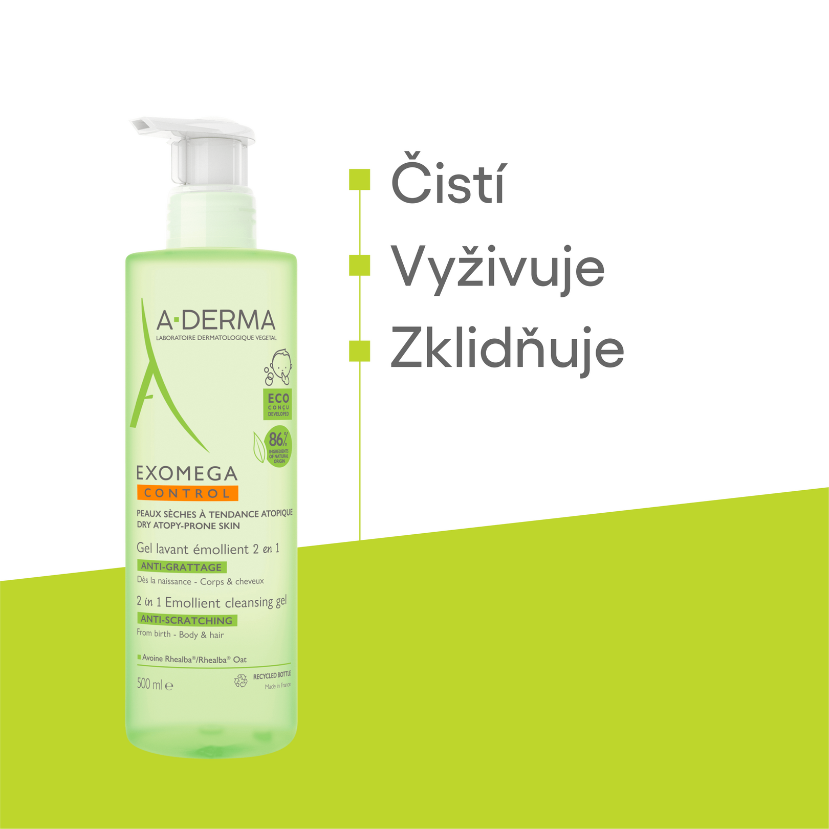 Zvláčňující Mycí gel 2 v 1 - Proti škrábání