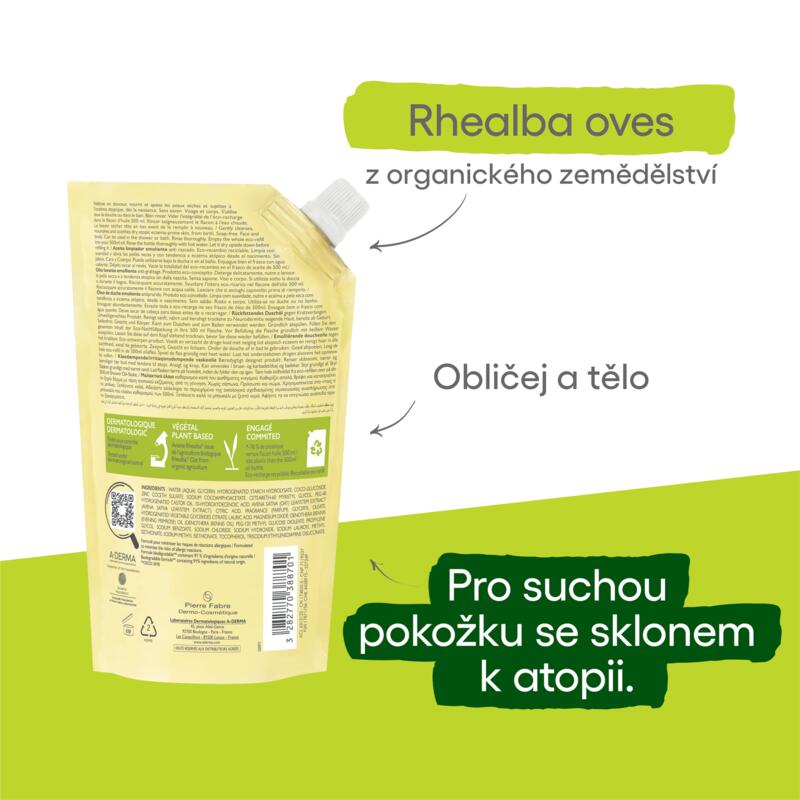 Zvláčňující sprchový olej proti škrábání