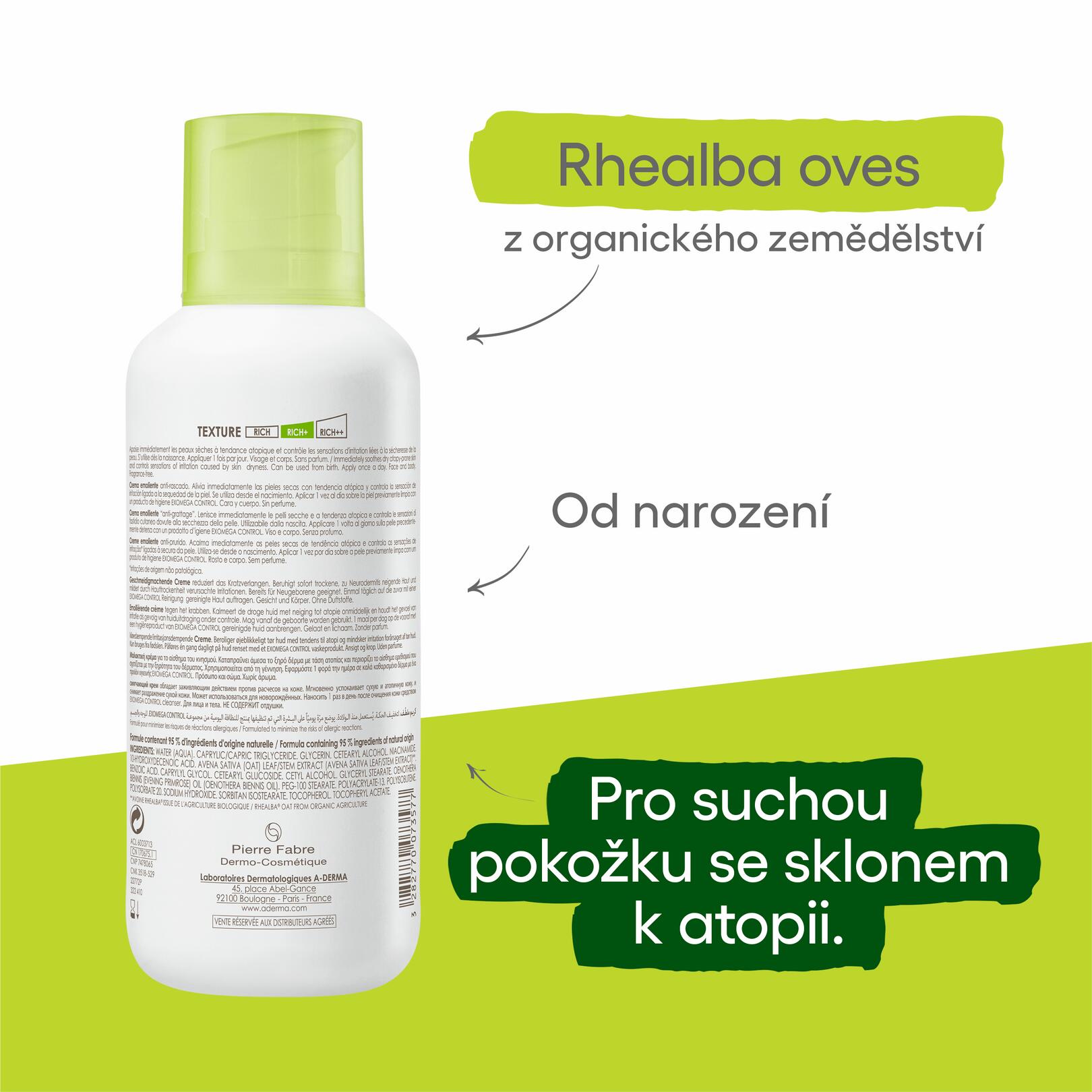 Emolienční krém proti škrábání