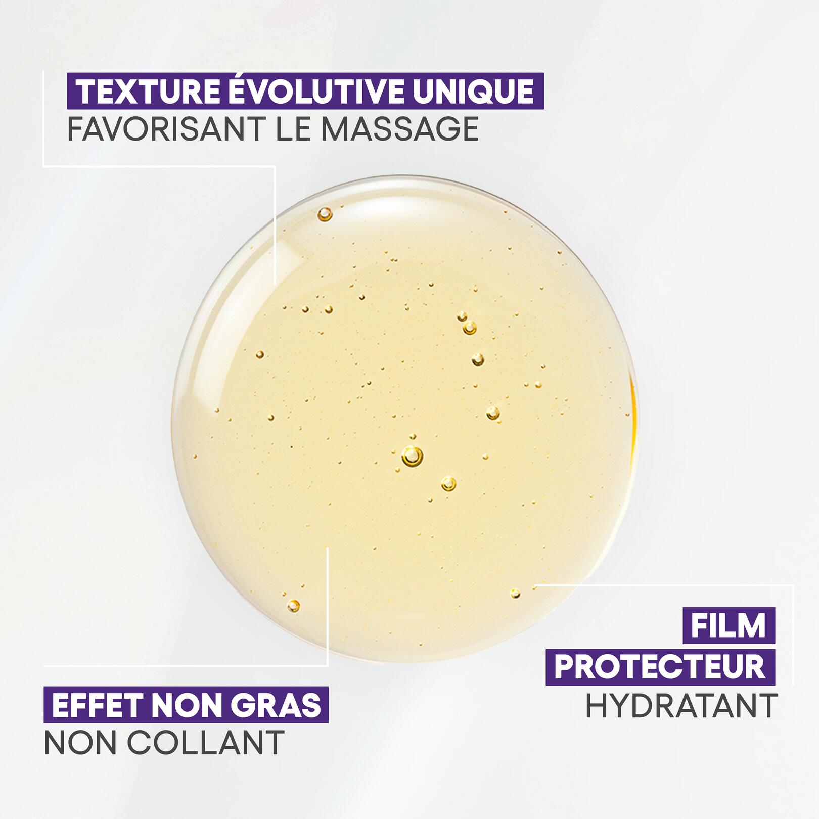 Gel-huile de massage anti-marques