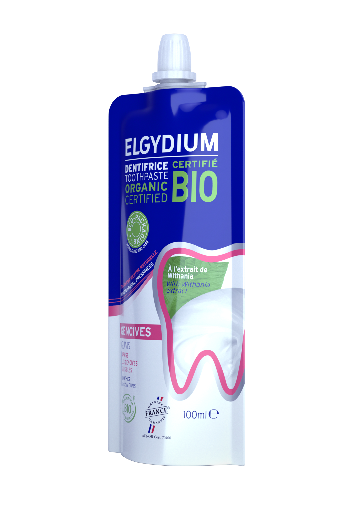 ELGYDIUM tandvlees - BIO gecertificeerde ecologisch ontworpen tandpasta