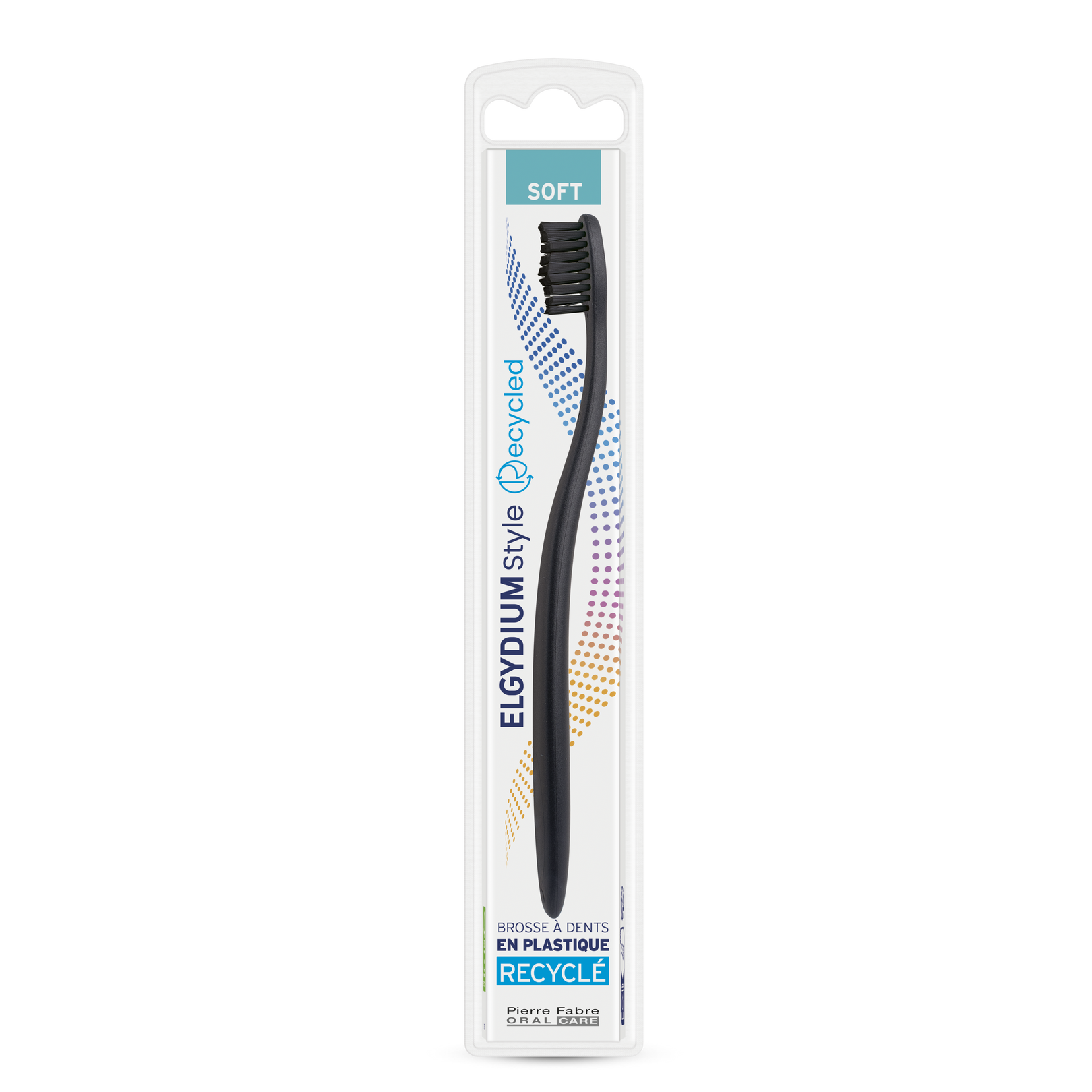 ELGYDIUM Style Recycled – Brosse à dents en plastique recyclé