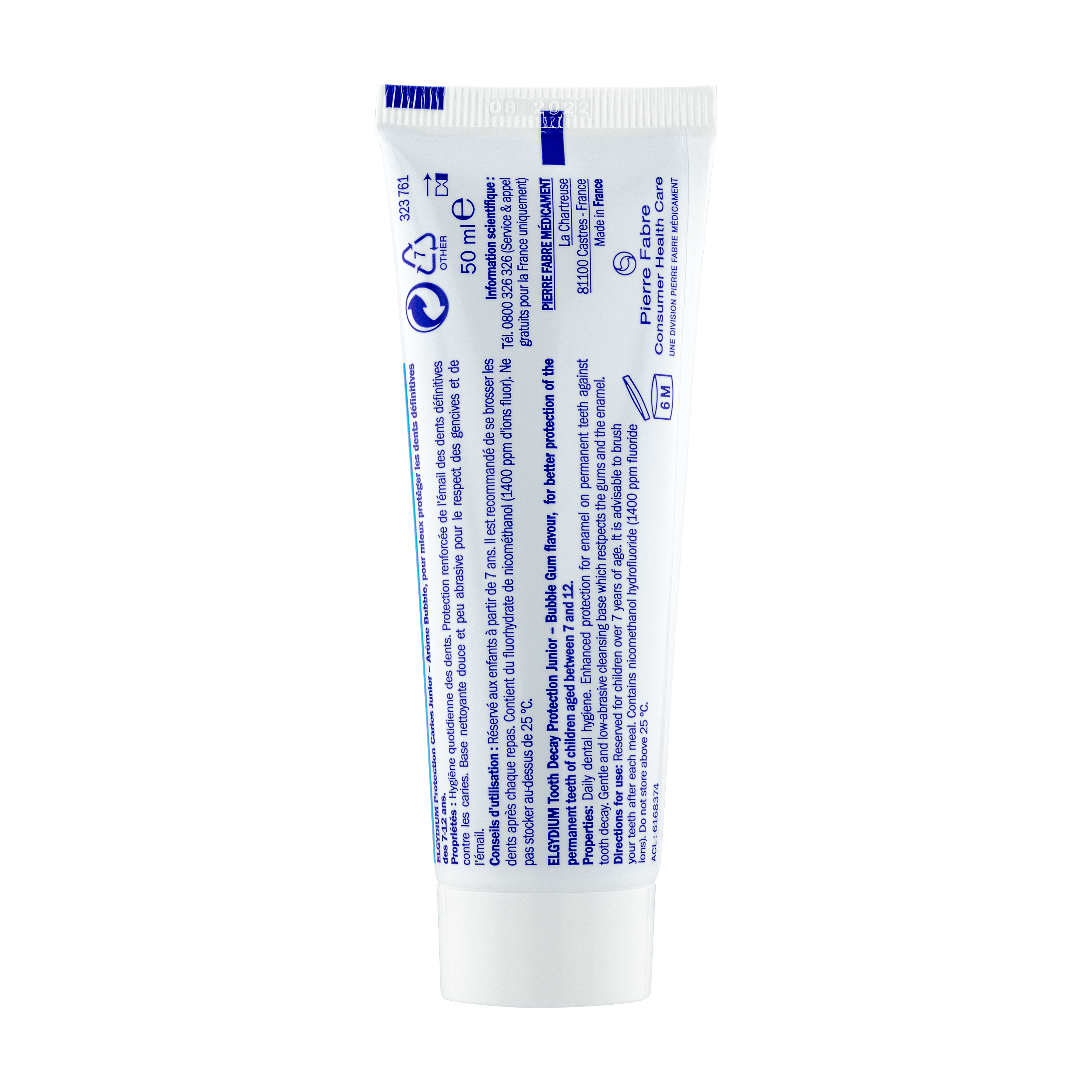 ELGYDIUM JUNIOR Гелообразна паста за зъби за деца от 7 до 12 години с вкус на дъвка