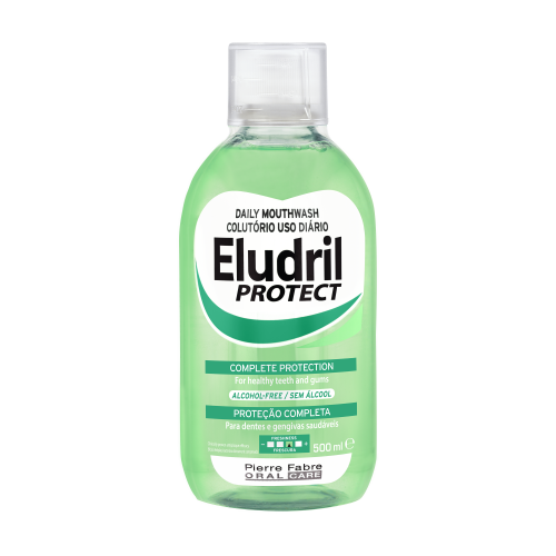  Eludril Καθημερινή υγιεινή, Eludril Protect - Καθημερινό στοματικό διάλυμα για ολοκληρωμένη προστασία