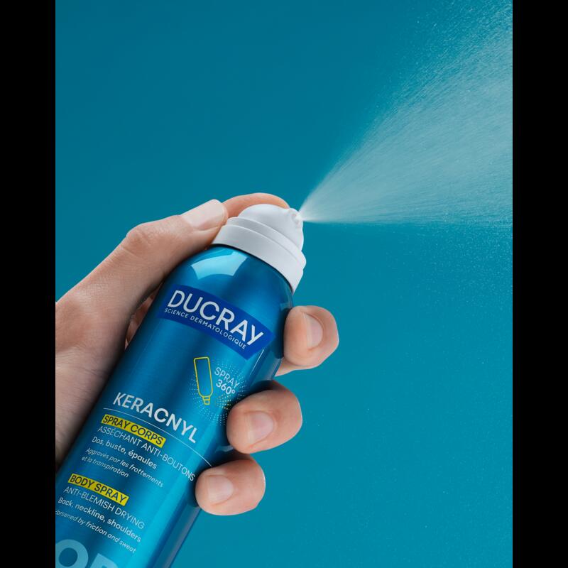 Spray corporal secante antiimperfecciones