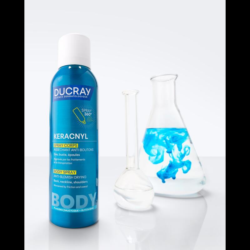 Spray corporal secante antiimperfecciones