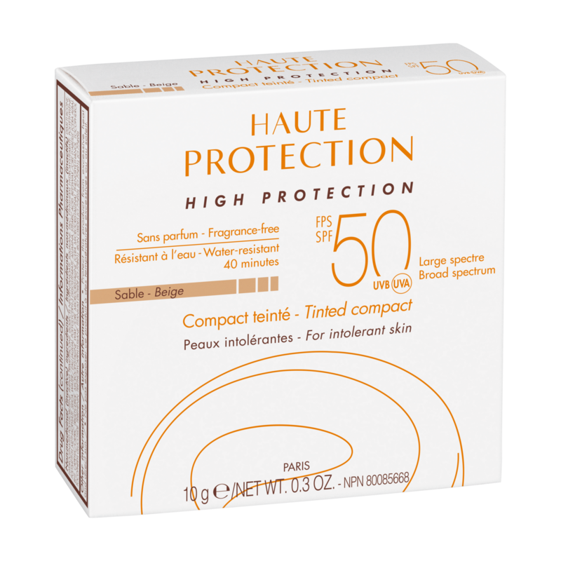 High sun protection - Tinted compact SPF50 Beige