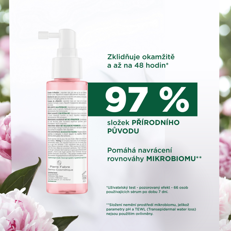 SOS Zklidňující sérum s výtažkem z BIO pivoňky