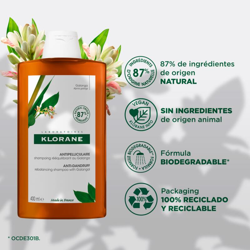 Champú reequilibrante a la Galanga