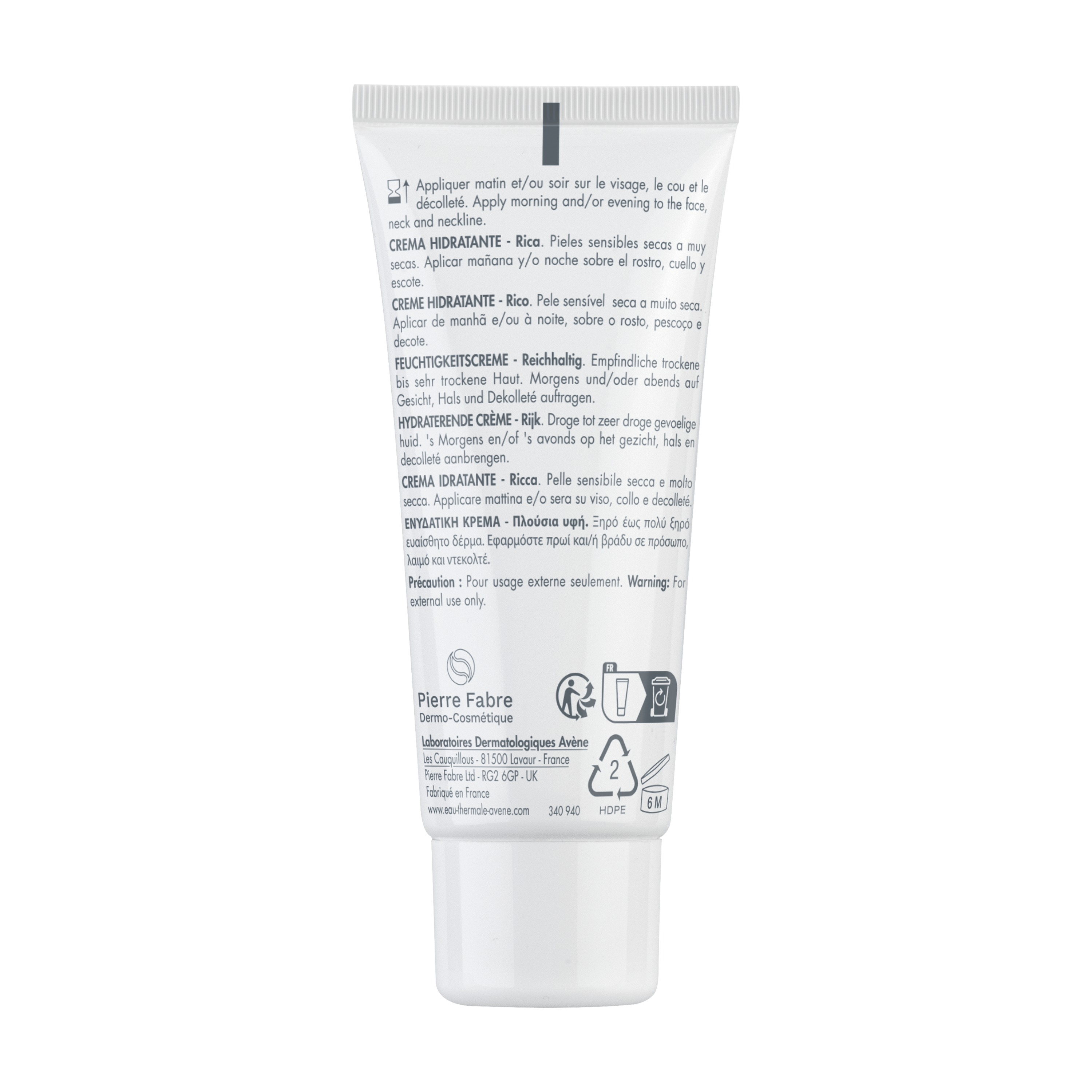 Riche Crème hydratante