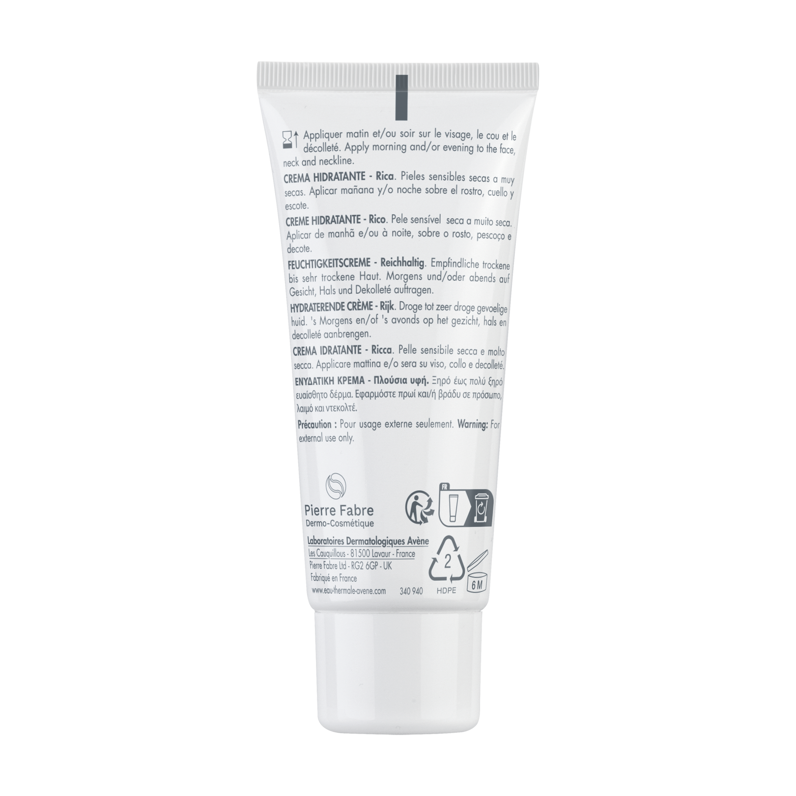 Riche Crème hydratante