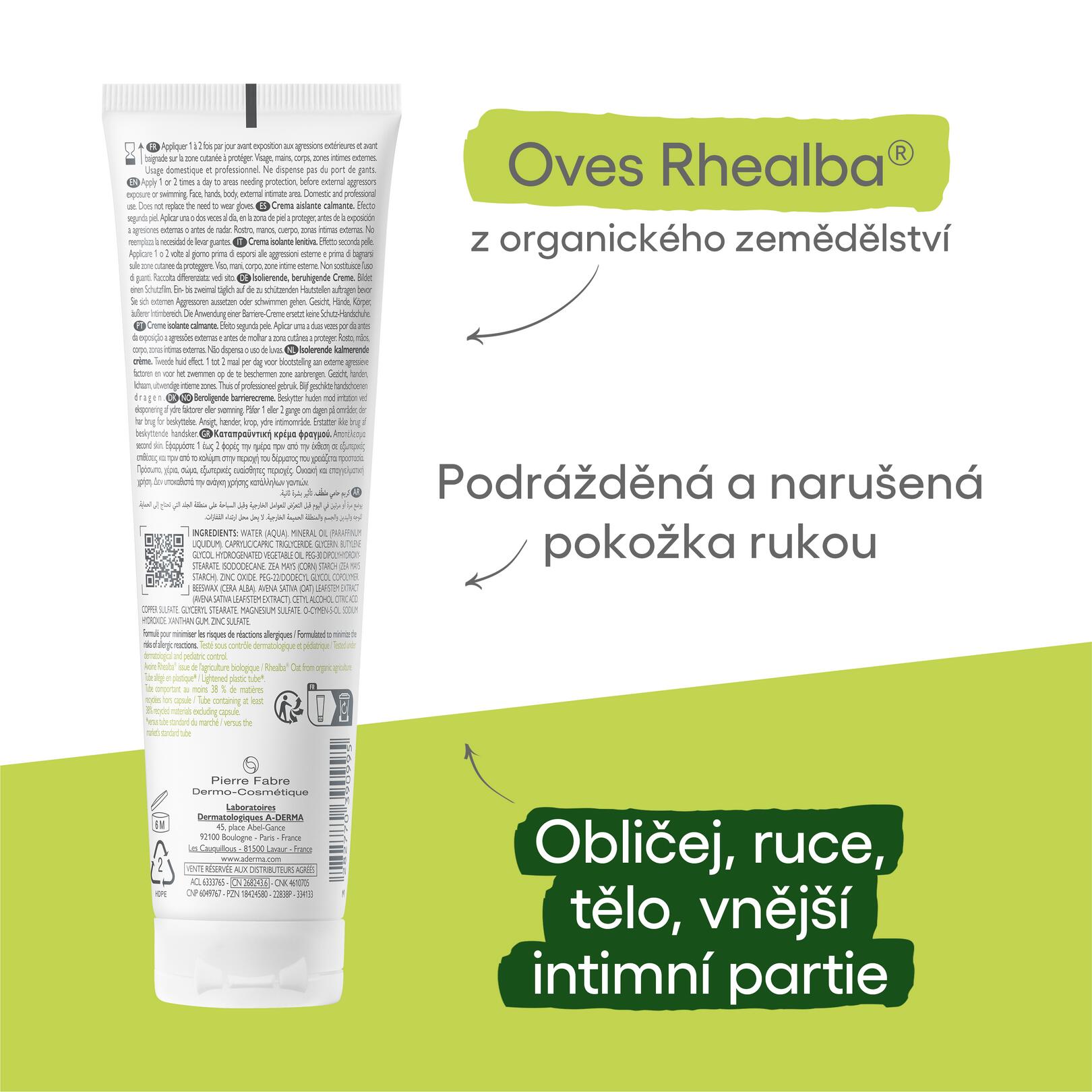 Dermalibour+ BARRIER Zklidňující ochranný krém