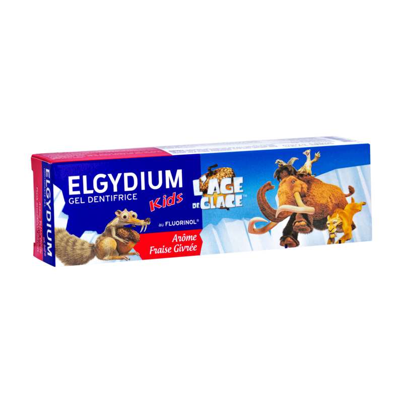 ELGYDIUM Kids Age de Glace fraise givrée 3/6 ans - dentifrice enfant