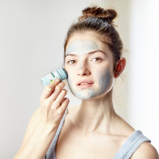 Masker in stickvorm met BIO Watermunt en Klei