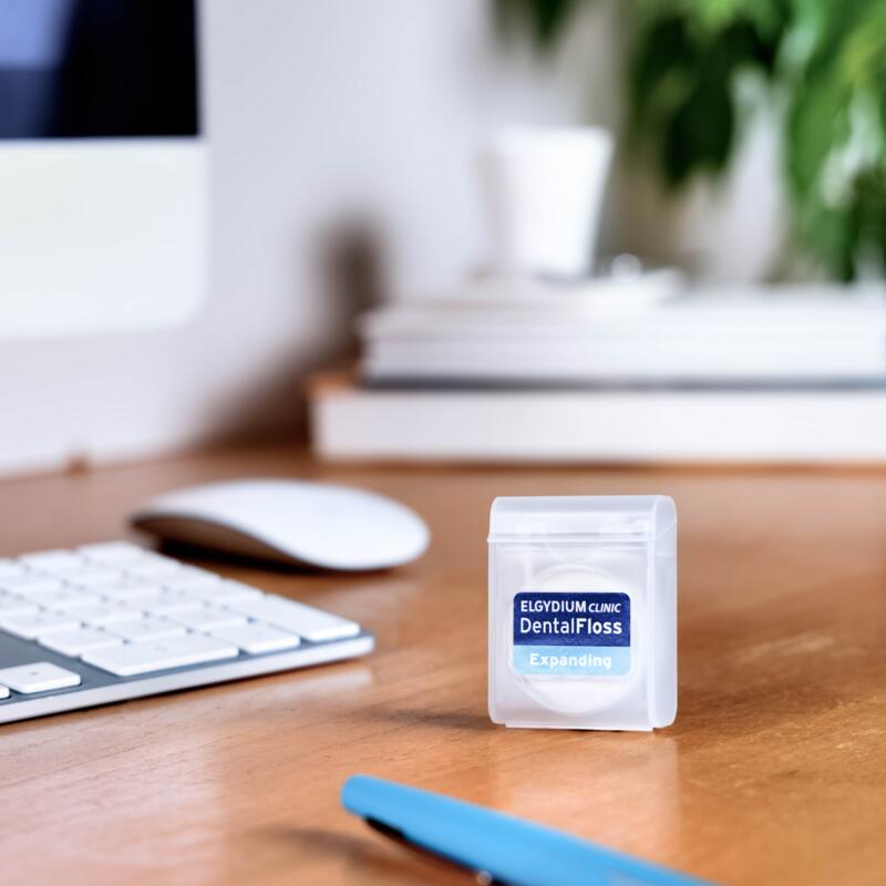 ELGYDIUM Clinic White Expanding - Οδοντικό νήμα