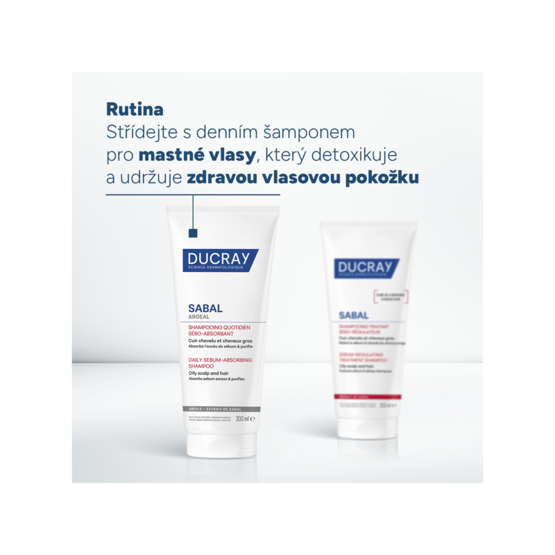 SABAL Pečující šampon regulující tvorbu mazu