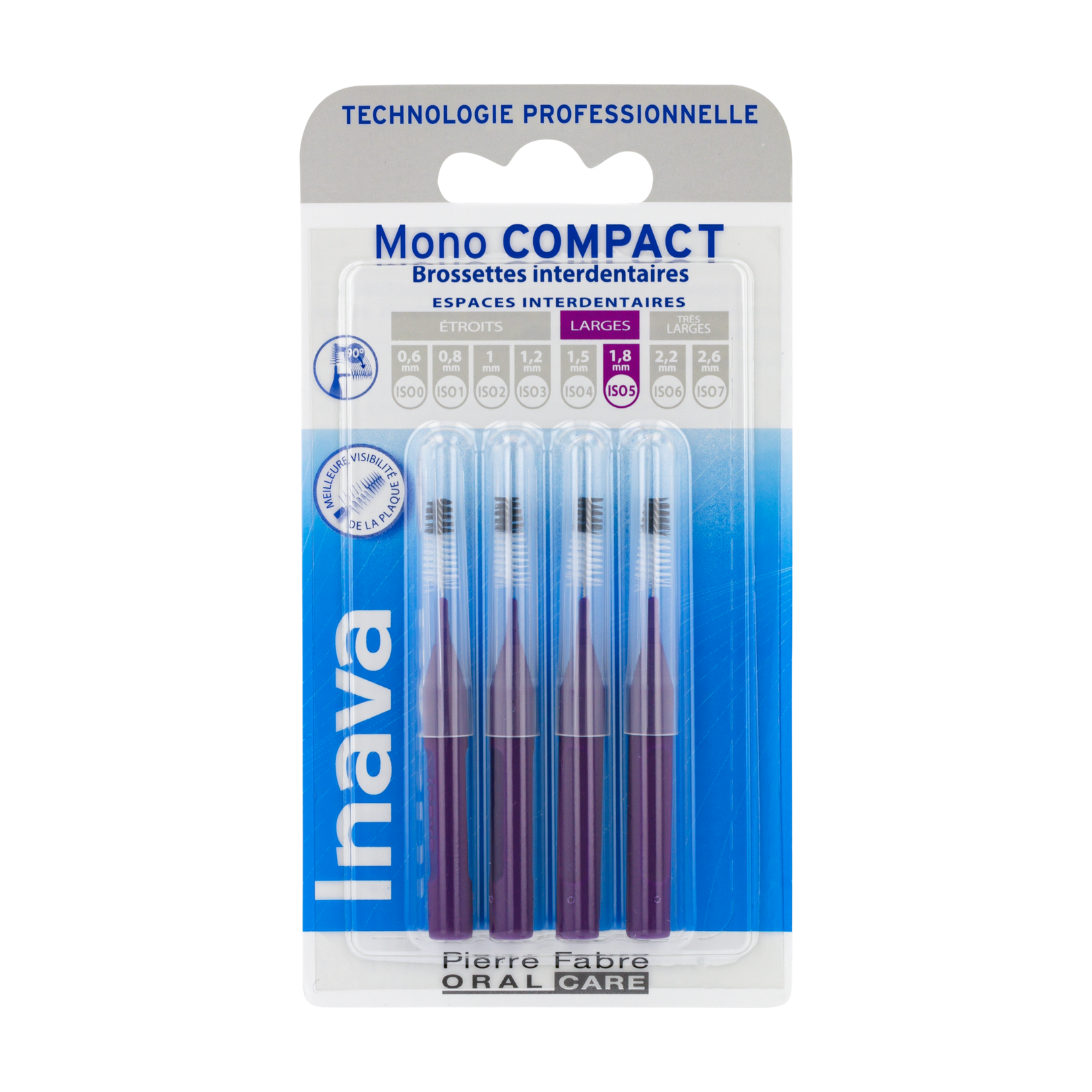 Inava MonoCompact violette (ISO 5) - brossette interdentaire