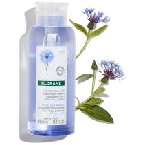 Face care routine Cornflower Water Cream with Organic Cornflower