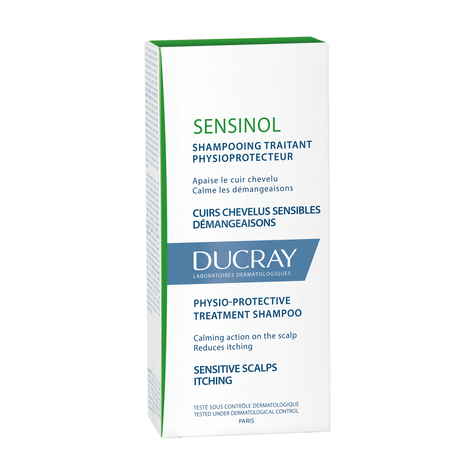 Ducray Sensinol Shampoo 400 Ml - Beruhigt Juckende Kopfhaut - Ohne Duft- Und Konservierungsstoffe