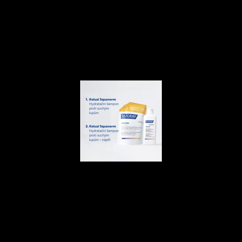 KELUAL SQUANORM Hydratační šampon proti lupům - EKO náplň