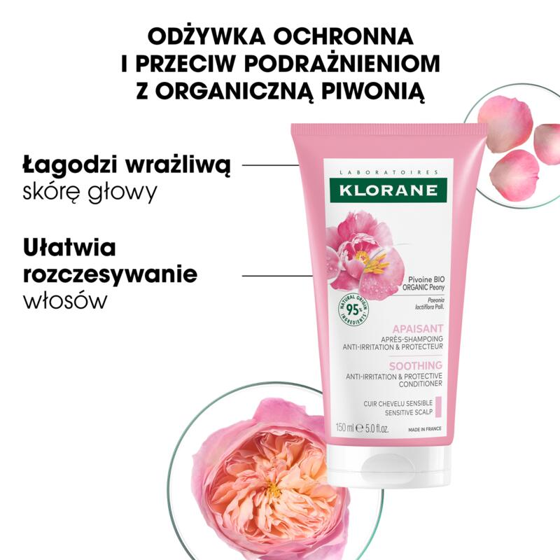 ŁAGODZENIE Odżywka ochronna i przeciw podrażnieniom z piwonią
