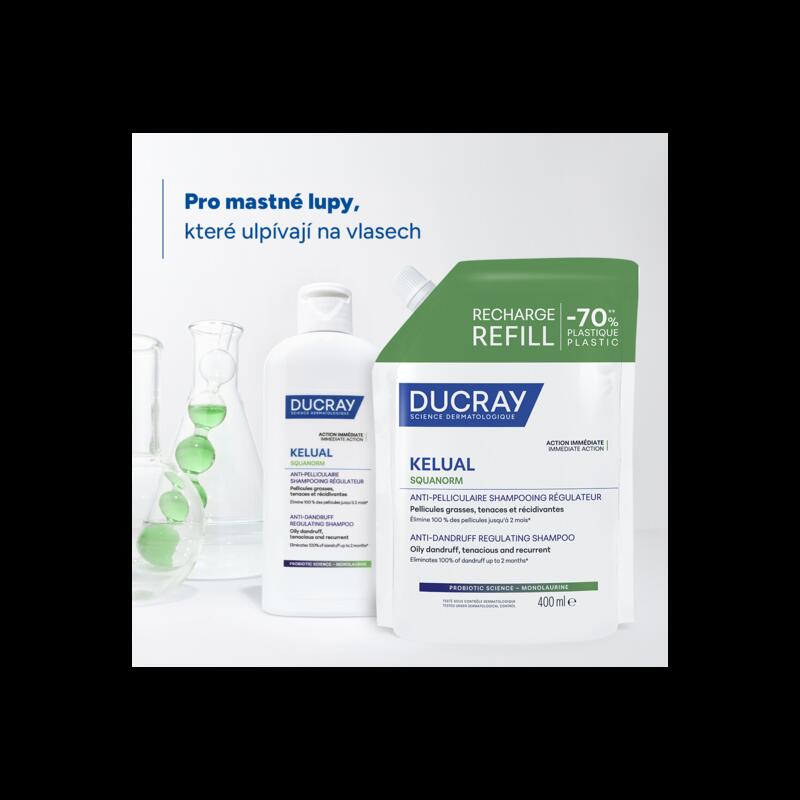 KELUAL SQUANORM Regulační šampon proti lupům - EKO náplň