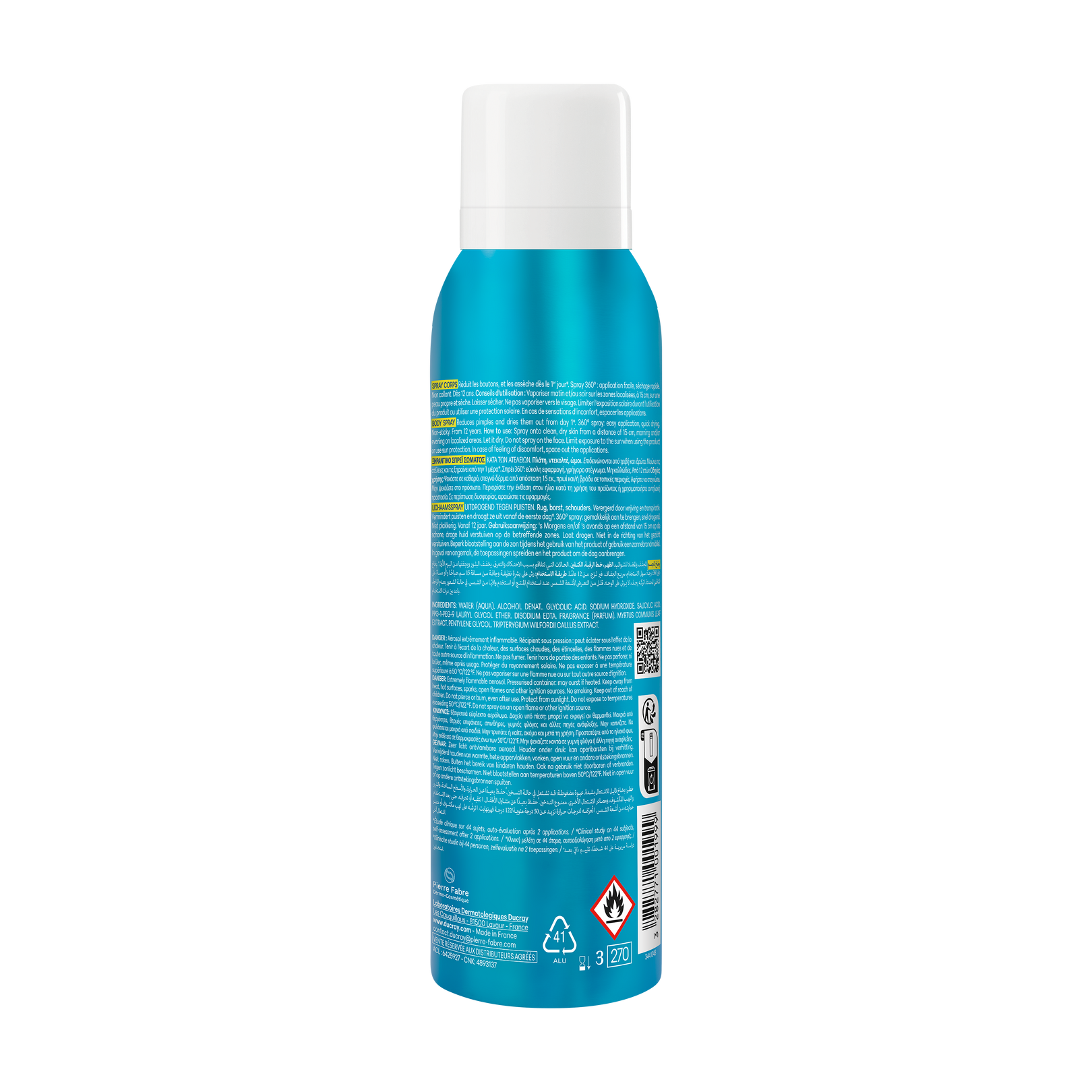 Spray corps asséchant anti-boutons