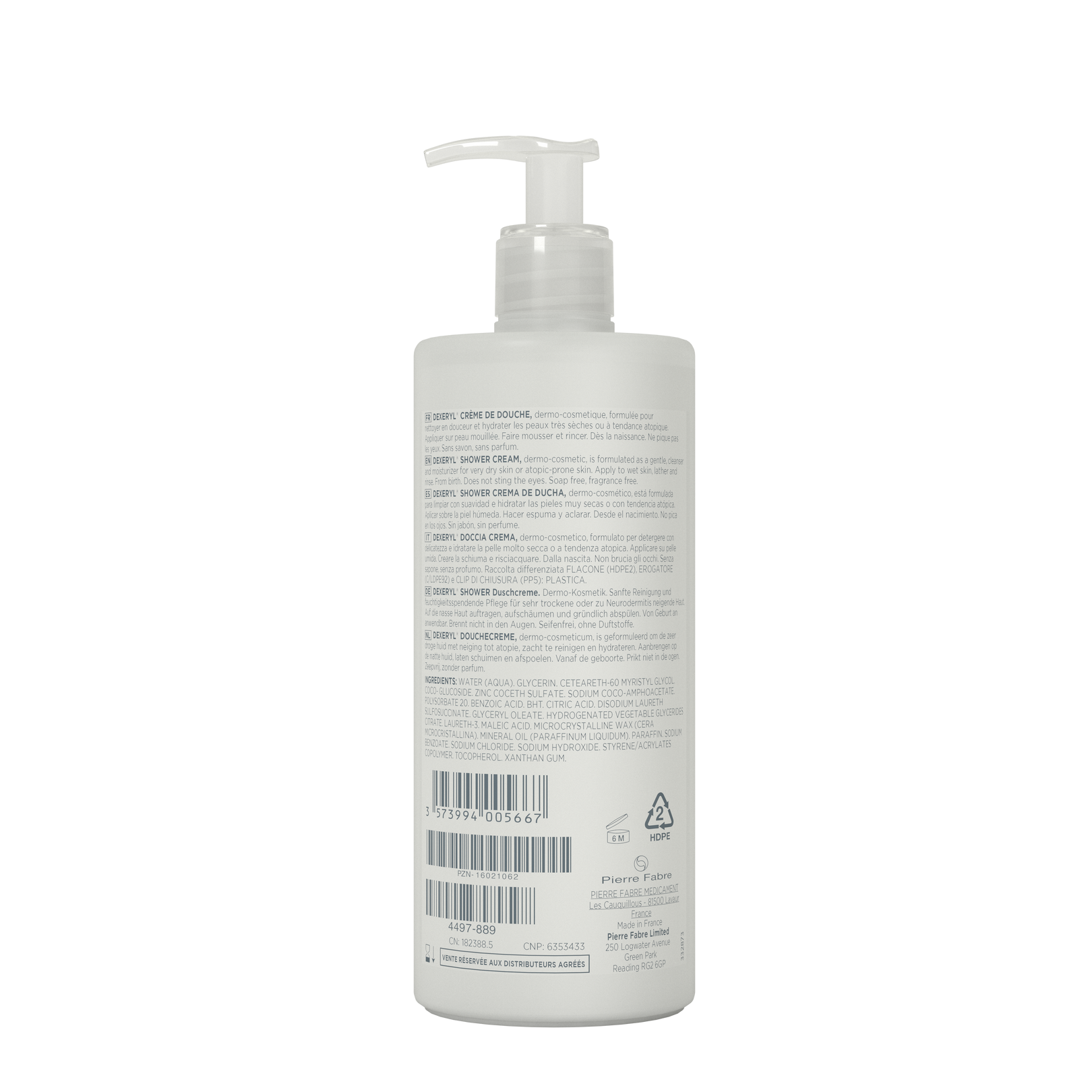 DEXERYL crème de douche 