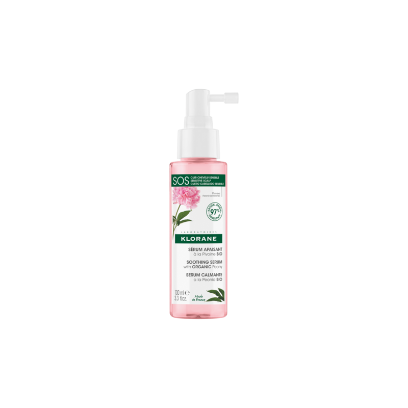 Soothing serum with ORGANIC Peony