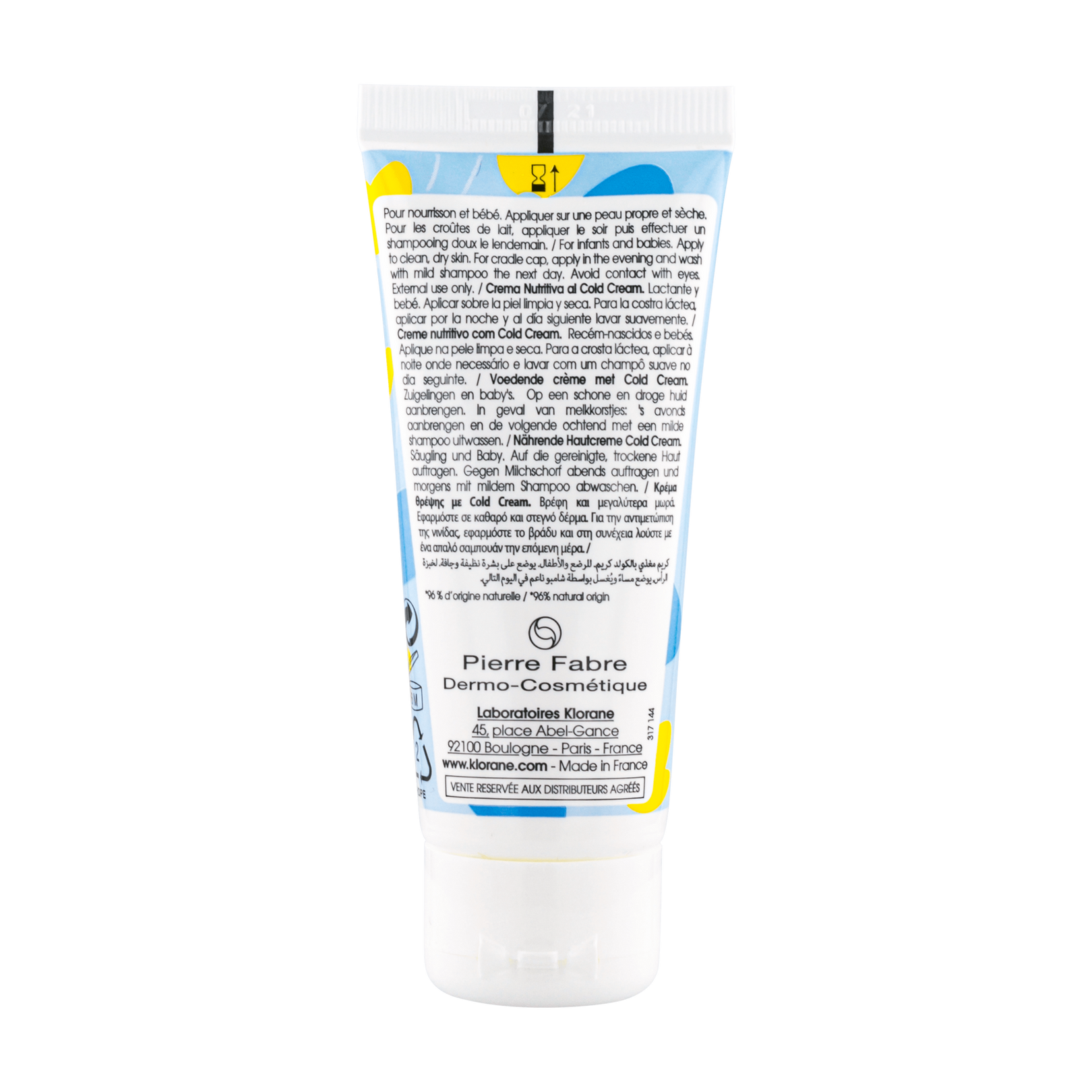 Crème nutritive au Cold Cream