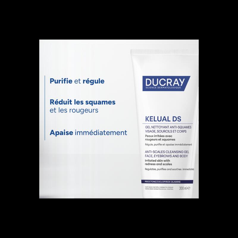 Gel nettoyant anti-squames