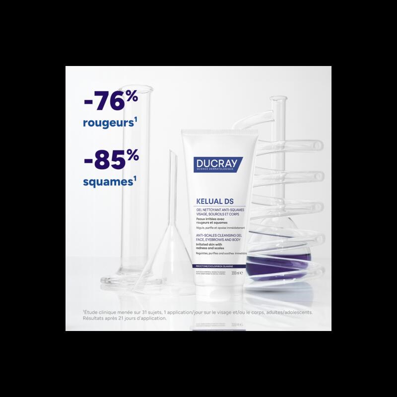 Gel nettoyant anti-squames