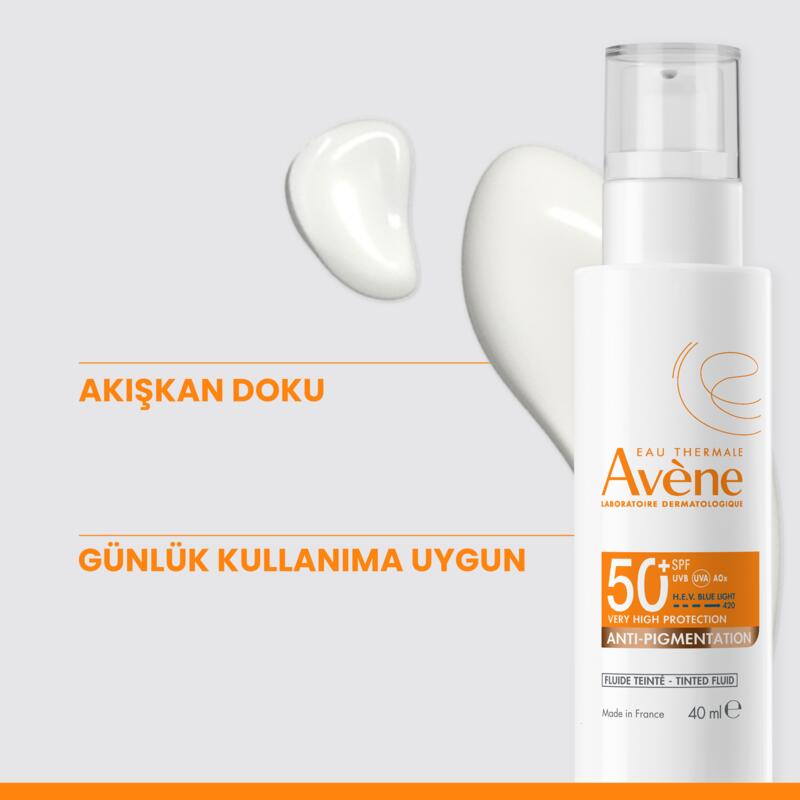 Azelaik Asit (%0,12) İçeren SPF 50+ Leke Karşıtı Renkli Güneş Kremi 40 ml