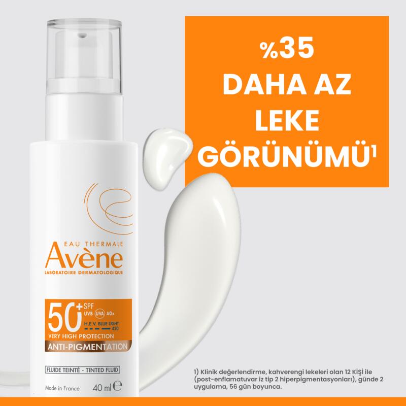 Azelaik Asit (%0,12) İçeren SPF 50+ Leke Karşıtı Renkli Güneş Kremi 40 ml