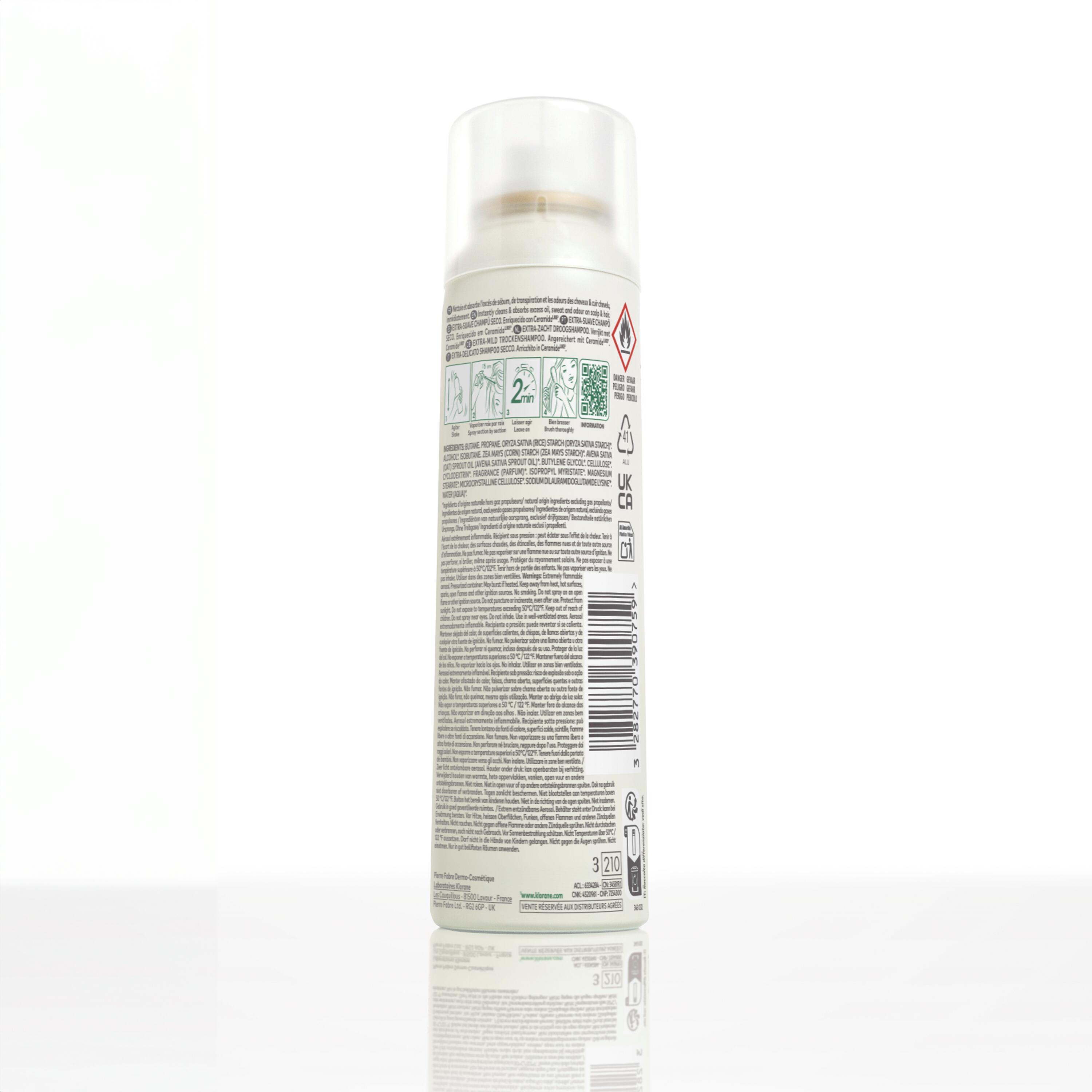 EXTRA-DOUX TEINTÉ Shampoing sec enrichi en Céramideᴸᴵᴷᴱ