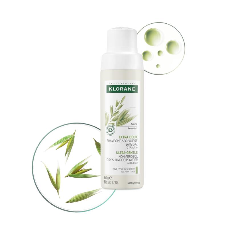 EXTRA-DOUX Shampoing sec poudre sans gaz à l'Avoine médicinale