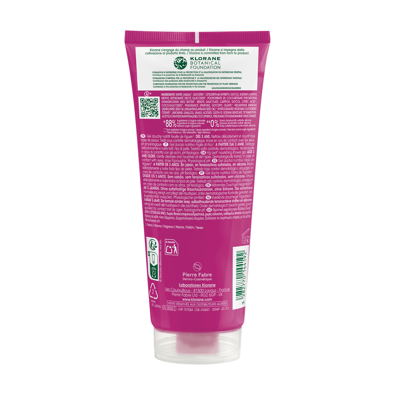 Gel douche au parfum Feuille de Figuier
