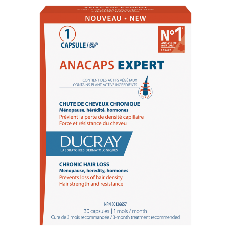 ANACAPS EXPERT - Chute de cheveux chronique - Complément alimentaire