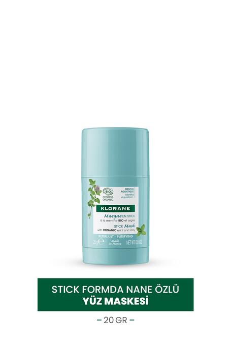 ORGANİK su nanesi ve kil içerikli Stick Maske