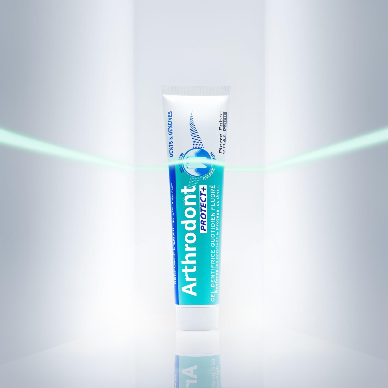 Arthrodont Protect + - Gel Dentifrice fluoré protection gencives et dents - Lot de 2