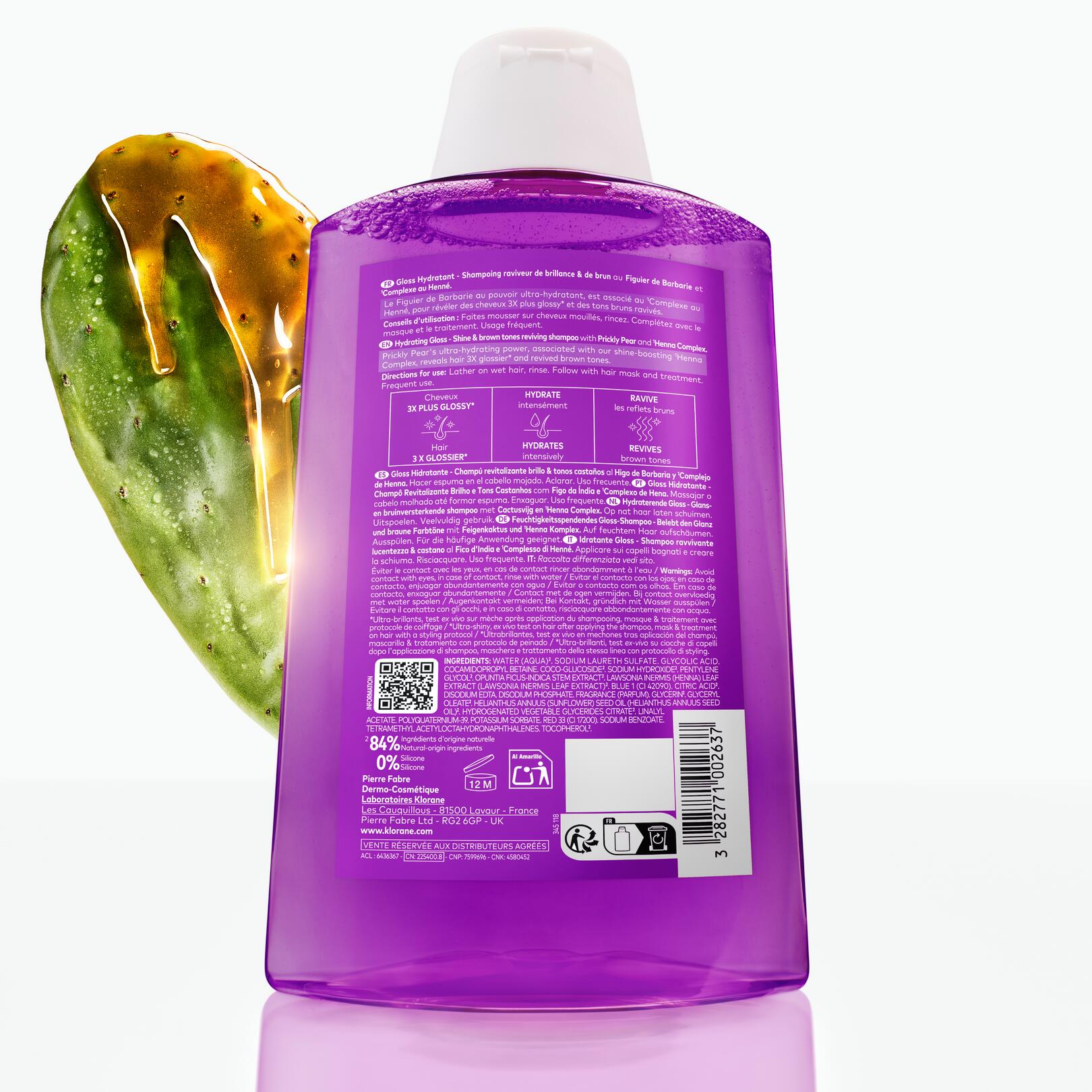 HYDRATERENDE GLOSS Glans-en bruinversterkende shampoo