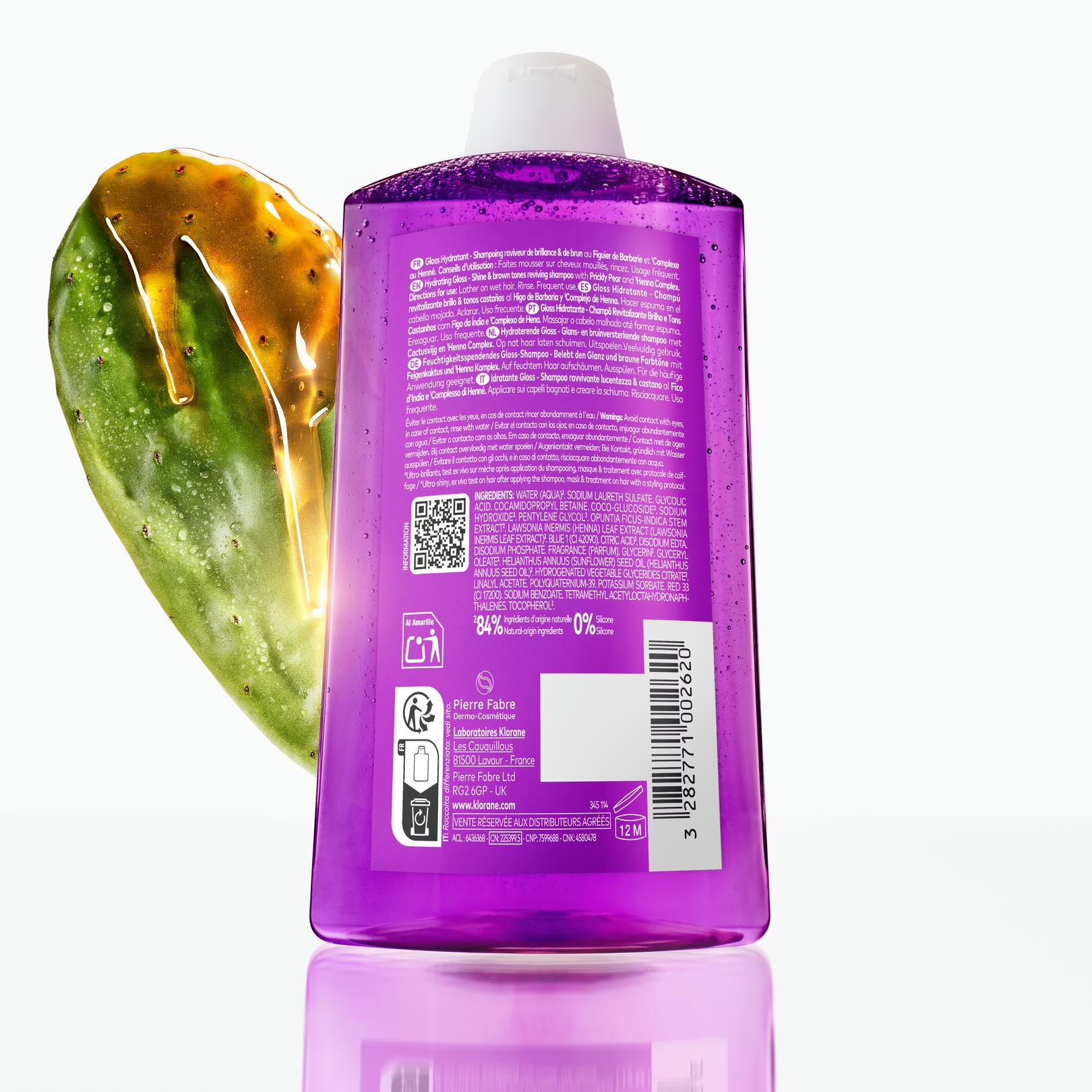GLOSS HYDRATANT Champú reactivador de brillo y tonos castaños