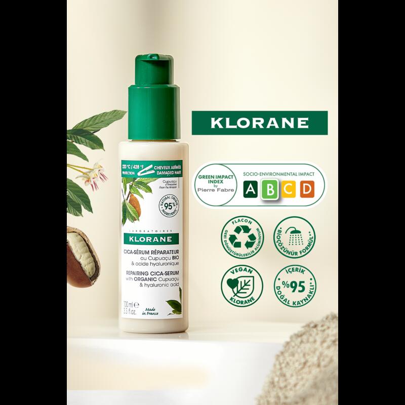 Organik Cupuaçu Özü ve Hyalunorik Asit İçeren Saç Onarıcı CICA Serum