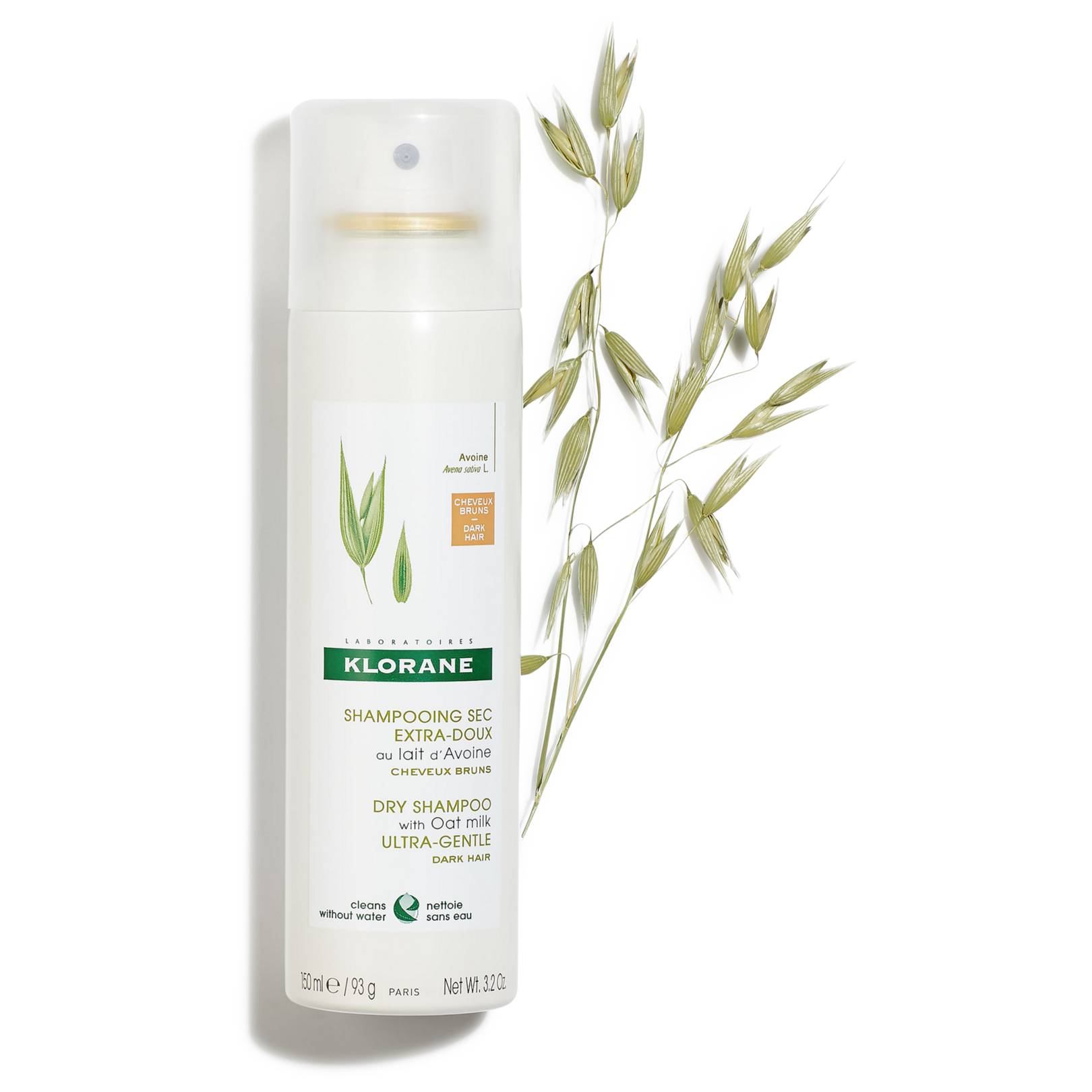 Klorane Dry Shampoo with Oat Milk for Dark Hair – Pro Beauty